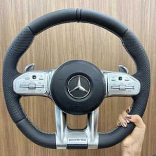 Leather Steering Wheel for Mercedes Benz W176 W177 AMG GT