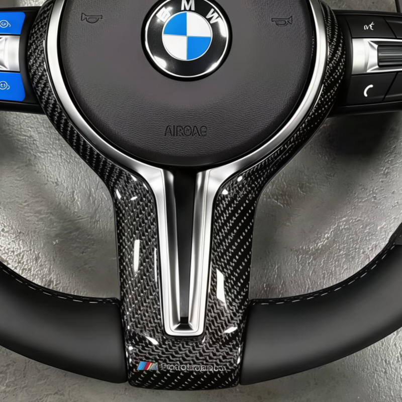 Integrated steering wheel for BMW F93 5 Series, 6 Series, and 8 Series
