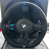 Leather steering wheel suitable for all BMW models, plug and play, three color stitching, free global shipping