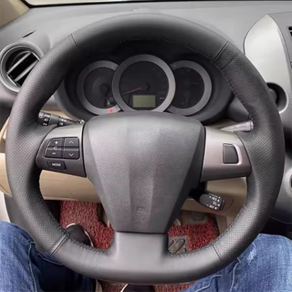 DIY Car Steering Wheel Cover Microfiber Leather For Toyota Corolla RAV4 Auris Wish Vanguard Voxy 2010 2011 2012 Car Accessories