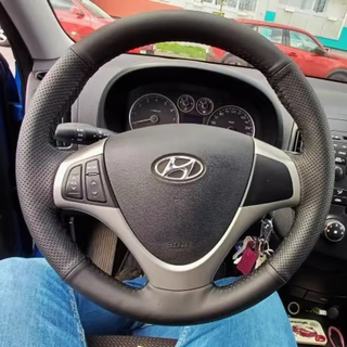 Custom Car Steering Wheel Braid Cover 100% Fit For Hyundai i30 2009 For Elantra Touring 2010-2012 Car Products Steering Wrap