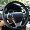 Custom Car Steering Wheel Braid Cover Soft 100% Fit For Toyota Camry 2012-2014 Venza 2013 2014 2015 Car Products Steering Wrap