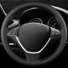 Custom Car Steering Wheel Cover Genuine Leather 100% Fit For BMW E70 X5 2008-2013 E71 X6 2008-2014 Auto Interior Accessories
