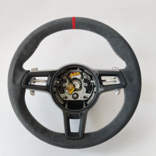 Sports Steering Wheel GT Style Alcantara Customized for Porsche Boxster Cayman 911