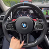 Red M1 M2 Genuine Carbon Fiber Steering Wheel for BMW G42 M3 G87 M4 G82 M5 F90 G11