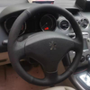 Custom Car Steering Wheel Cover Microfiber Leather 100% Fit For Peugeot 308 Old Peugeot 408 Car Accessories Steering Wrap