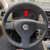 Custom Car Steering Wheel Braid Cover 100% Fit For Volkswagen Old VW Golf Polo Sagitar 2010 Polo Auto Interior Accessories