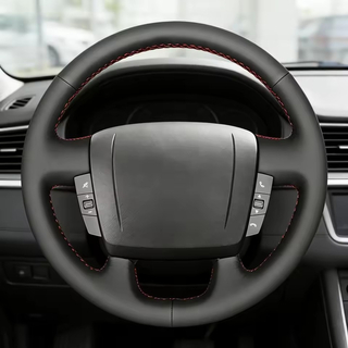 Custom Car Steering Wheel Cover Artificial Leather Boxer Jumper Relay Ram ProMaster Car Steering Wrap Cover For Fiat Ducato