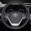 Custom Car Steering Wheel Cover 100% Fit For Toyota Highlander 2014 2015 2016 2017-2019 Auto Interior Accessories Steering Wrap