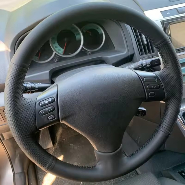 Custom Car Steering Wheel Cover Artificial Leather RX400h RX400 Car Interior Accessories Steering Wrap Cover For Lexus RX330