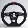 Custom DIY Car Steering Wheel Cover Focus 3 2015-2018 EscapeCus C-MAX 2018-2019 Kuga Suede Steering Wrap Cover For Ford Ecosport