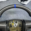 Real Carbon Fiber Steering Wheel for The Old Ford Raptor F150 with Leather Grips on Both Sides