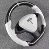 Tesla Aftermarket Real Carbon Fiber Model Y Model 3 Car Steering Wheel