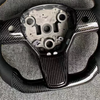 Tesla Aftermarket Forged Carbon Model Y Steering Wheel 12 O'Clock Ring Tesla Steering Wheel Wholesale