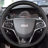 Custom Car Steering Wheel Braid Cover 100% Fit For Cadillac ATS ATS-L 2013-2019 CTS 2014-2017 ELR 2014-2018 Car Accessories