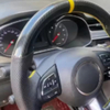 DIY Car Steering Wheel Cover Genuine Leather Carbon Fiber Black For MG ZS HS GS 5 6 RX5 RX8 ZST ZS EV 2017-2023 Car Accessories