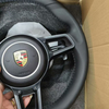 Customized Black Leather Steering Wheel for Porsche Panamera 911 918