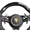 Porsche 911 Cocoa Tayneen Custom Carbon Fiber Steering Wheel with LED Shift Lights