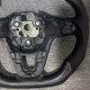 Matte carbon fiber steering wheel Volkswagen steering wheel suitable for Golf 8 GTI Polo 12 o'clock position ring centering mark