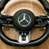 Mercedes Aftermarket Forged Carbon C63 AMG Steering Wheel Perforated Nappa Leather Mercedes W220 W221 W222 Model Steering Wheel