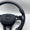 True Carbon Fiber Steering Wheel for Honda Accord Inspiron with Thumb Grip Patch