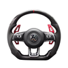 Volkswagen VW Custom Real Carbon Fiber Golf 7 GTI Steering Wheel 12 O'Clock Ring MK7 MK6 MK5 MK4 Steering Wheel