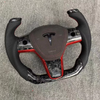 Tesla Yoke Steering Wheel Tesla Custom Real Carbon Fiber Model 3 Model Y Model S X Steering Wheel