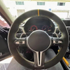 Custom Car Steering Wheel Braid Cover 100% Fit For BMW M Sport F06 F10 F15 F16 F20 F21 F25 F30 F32gt Car Products Steering Wrap