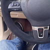 Custom Car Steering Wheel Braid Cover 100% Fit For Volkswagen Golf Tiguan Passat B7 CC Touran Jetta Car Products Steering Wrap