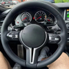 Custom Car Steering Wheel Braid Cover Soft 100% Fit For BMW M Sport F87 M2 F80 M3 F82 M4 M5 F12 F13 Car Products Steering Wrap
