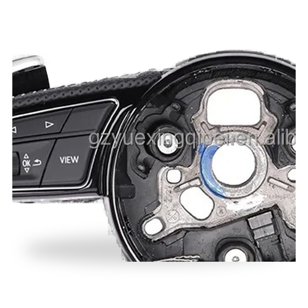 Custom Sport Flat Bottom Car Steering Wheel Red Leather Shift Paddles For Audi A3 Q5 Rs3 R8 A4 A5 A6 A7 A8
