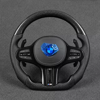 Custom BMW Real Carbon Fiber Modified Steering Wheel X7 X7M G07 G07M 2019-2025-YINGGEN