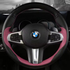 Custom DIY Car Steering Wheel Cover 100% Fit For BMW M Sport G30 G31 G32 G20 G21 G14 G15 G16 X3 G01 X4 G02 X5 G05 Steering Wrap
