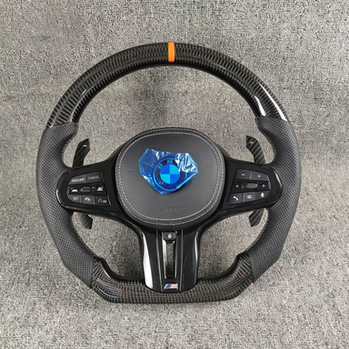 Custom BMW Real Carbon Fiber Steering Wheel 3 Series M3 G20 G21 G28 G80 G81 2019 - 2025 - YINGGENE