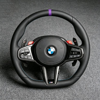 Custom BMW Nappa Genuine Leather Steering Wheel 2 Series Coupe M2 G42 G87 2019 - 2025 - YGENE