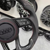 Rear installation base structure of steering wheel