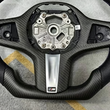 Real Carbon Fiber Matte Carbon Fiber Steering Wheel Suitable for BMW G12 G06 G05 G11 G22 G3