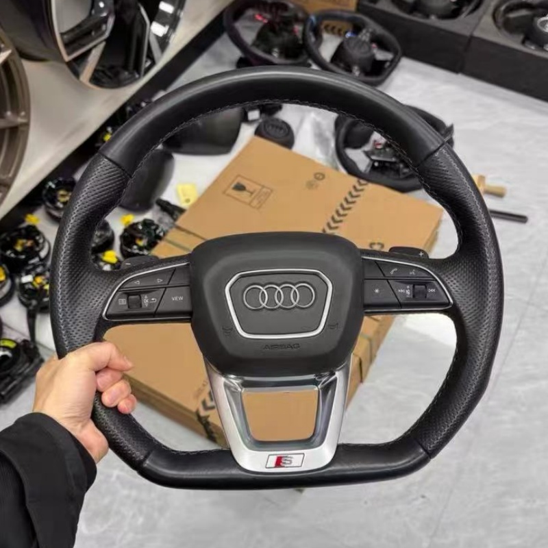 Leather Steering Wheel for Audi Q3 Q5 Q7 A4 A6 A3 A1 A7