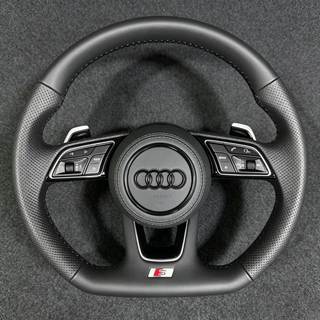 Custom Nappa Genuine Leather Steering Wheel for Audi TTS TTRS TT Coupe Roadster 1998-2026 - YINGGEN