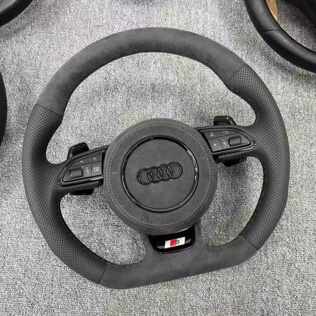 Audi sport steering wheel, leather multifunctional steering wheel, suitable for Audi series