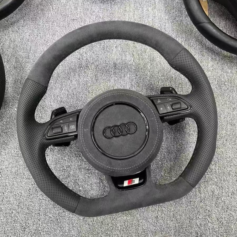 Audi sport steering wheel, leather multifunctional steering wheel, suitable for Audi series