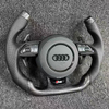 Sports style interior upgrade, universal compatible Audi multifunctional steering wheel accessories.