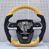 Replacement leather steering wheel for Toyota models, upgraded accessories for comfortable grip of car steering wheel