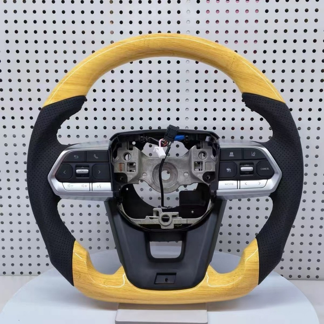 Replacement leather steering wheel for Toyota models, upgraded accessories for comfortable grip of car steering wheel