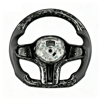Real carbon fiber BMW steering wheel custom forged carbon fiber suitable for BMW G12 G06 G05 G11 G22 (20192026)-YG