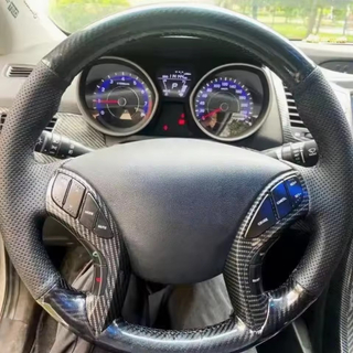 Custom Car Steering Wheel Braid Cover 100% Fit For Hyundai Elantra 2011-2016 Avante i30 2012-2016 Car Products Steering Wrap