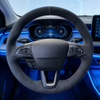 Custom DIY Car Steering Wheel Cover Focus 3 2015-2018 Escape C-MAX 2018-2019 Kuga Suede Steering Wrap Cover For Ford Ecosport
