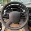 Custom Car Steering Wheel Braid Cover Soft 100% Fit For Audi A4 B7 B8 A6 C6 2004-2011 Q5 2008-2012 Q7 Car Products Steering Wrap