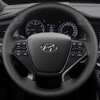 Custom Car Steering Wheel Braid Cover Genuine Leather 100% Fit For Hyundai Sonata 9 2015 2016 2017 (4-Spoke) Car Accessories