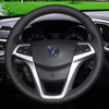 Custom Car Steering Wheel Cover Braid 100% Fit For Changan Eado XT 2012-2017 CS35 2012-2018 Eado EV 2015-2018 DIY Car Interior